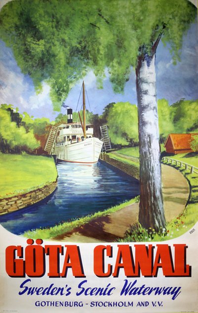 Gota Kanal original poster designed by Roos