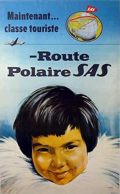SAS - Polar Route original poster designed by Mandel, Tomas (1923-2014)