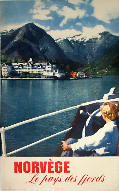Norvège - Le pays des fjords original poster designed by Foto: Egli