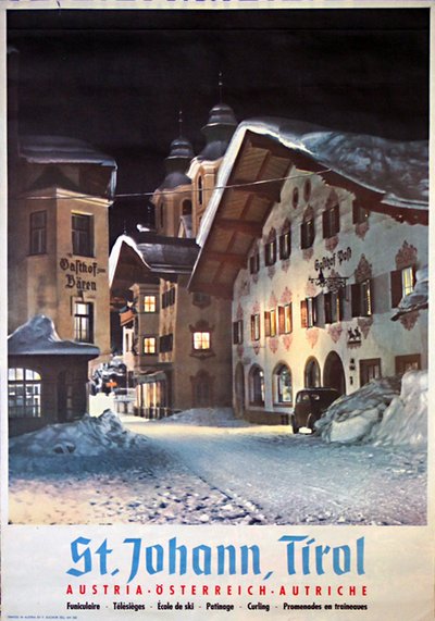 St. Johan, Tirol original poster 
