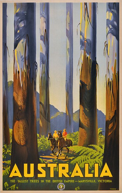Australia original poster designed by Trompf, Percy (1902-1964)