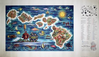 Dole Map Of The Hawaiian Islands