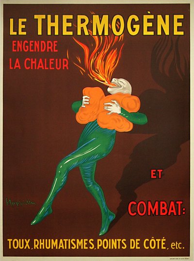 Thermogene original poster designed by Leonetto Cappiello 