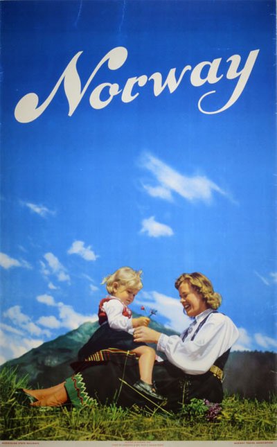 Norway - 1948 original poster 