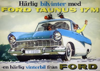 Ford Taunus 17M original poster 