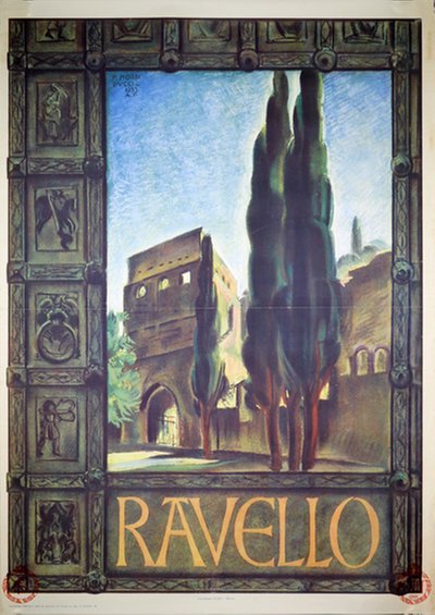 Ravello - Italiy original poster designed by Morbiducco, Publio (1889-1963)