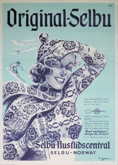 Original Selbu original poster designed by Per A. Johansen