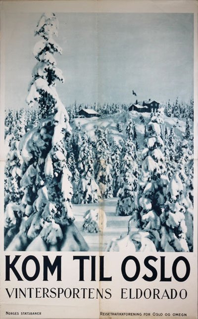 Oslo Vintersportens Eldorado - Skjennungstua original poster 