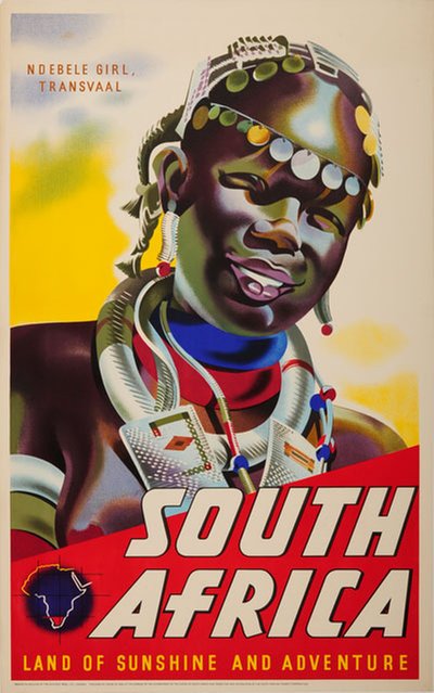 South Africa - Land of sunshine and adventure original poster 