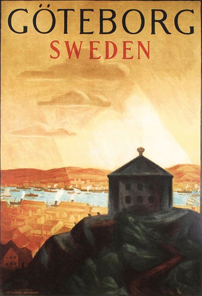 Göteborg - Sweden original poster 