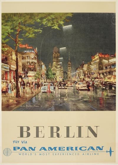 Berlin via Pan American original poster 