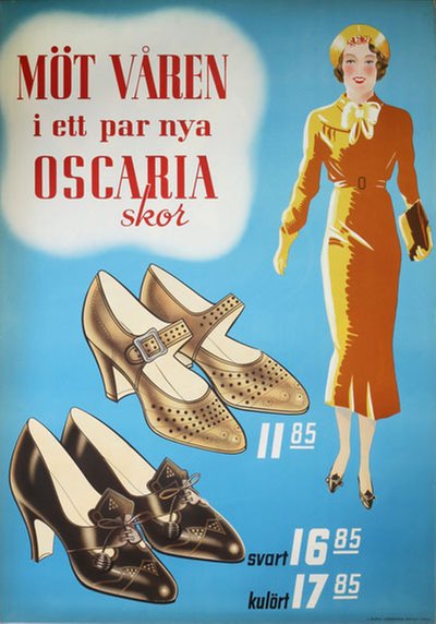 Oscaria Möt Våren - Vintage Shoes poster original poster 