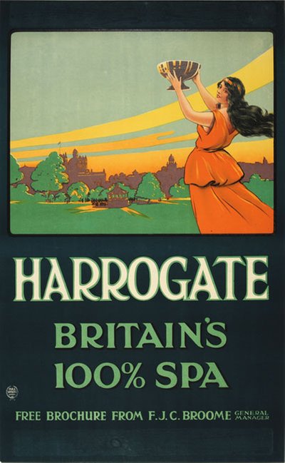 Harrogate - Britain's 100% Spa original poster 
