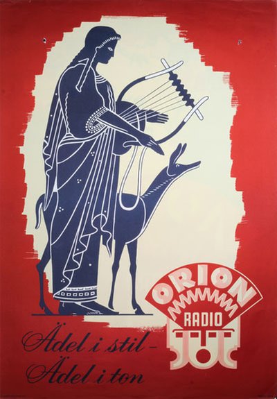 Orion Radio - Ädel i stil - Ädel i ton original poster 