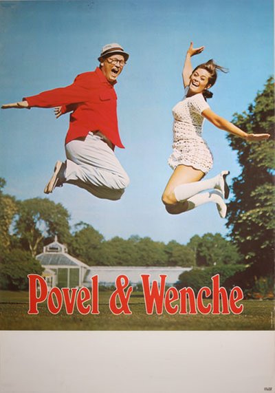 Povel och Wenche original poster designed by Photo: Siwer Ohlsson