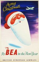 BEA-British-European-Airways-Christmas-poster-original