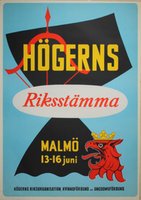 Hogerns-Riksstamma-Malmoe-Sweden-poster