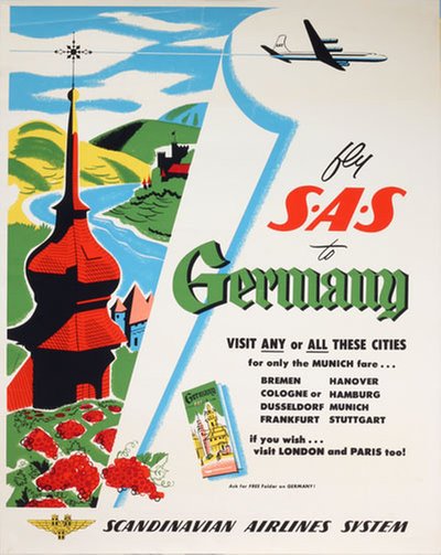 SAS to Germany original poster 