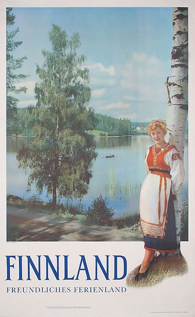 Finnland  original poster designed by Runeberg, Fred. (Photo)