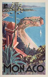 Monaco PLM original vintage poster