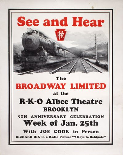 See and Hear Pennsylvania Railroad original poster 