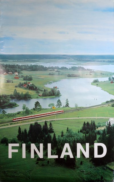 Finland - Travel poster original poster designed by Photo by Eero Aromaa