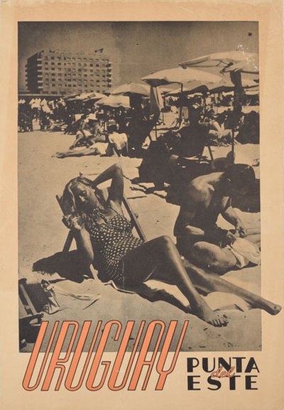 Uruguay Punta del Este original poster 