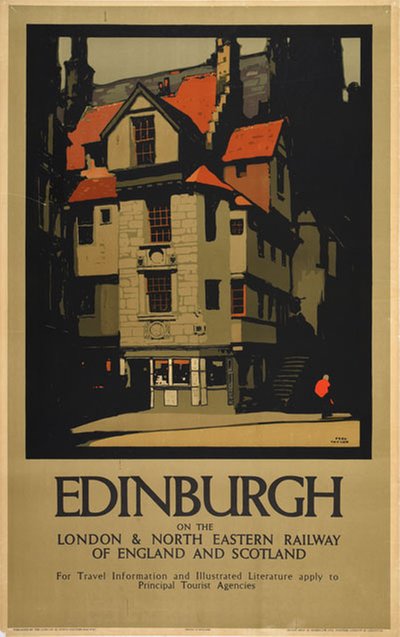 Edinburgh Scotland original poster designed by Taylor, Fred (1875-1963)