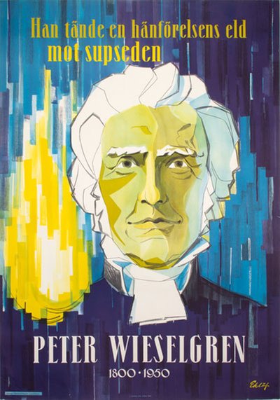 Peter Wieselgren original poster designed by Annons Svea