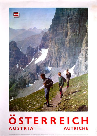 Austria Stubaier Alpen Tirol original poster 