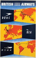 British Overseas European S. American Airways BOAC BEA BSAA