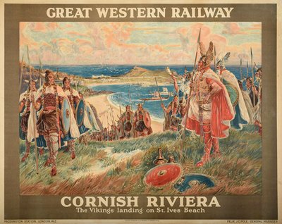 Great Western Railway - Cornish Riviera original poster designed by Spence, Percy Seaton (1868-1933)