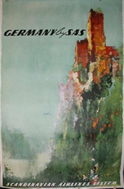 by SAS - Germany original poster designed by Nielsen, Otto (1916-2000)