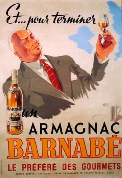 Armagnac Barnabé original poster 