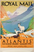 Royal Mail Atlantis Sunshine Cruises Summer 1936