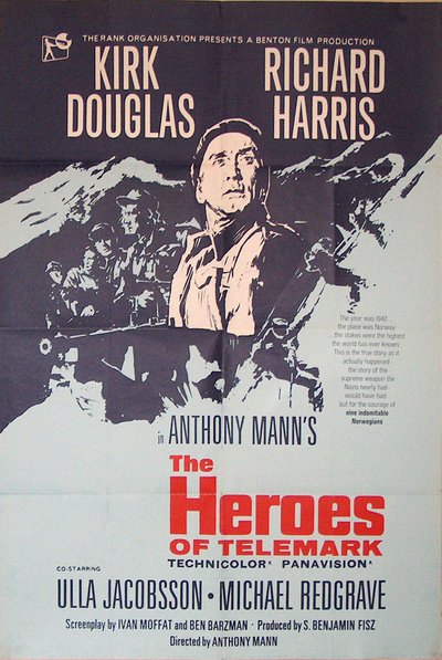 The Heroes of Telemark original poster 