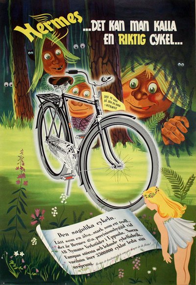 Hermes Bicycle original poster 