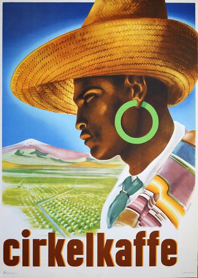 Cirkelkaffe original poster designed by Bernmark, Harry (1900-1961)