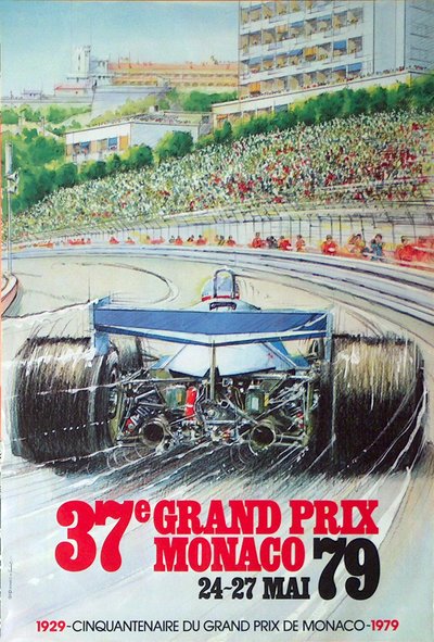 37e Grand Prix Monaco '79 original poster 