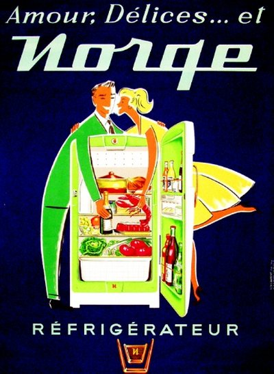 Norge Réfrigeratéur  original poster 