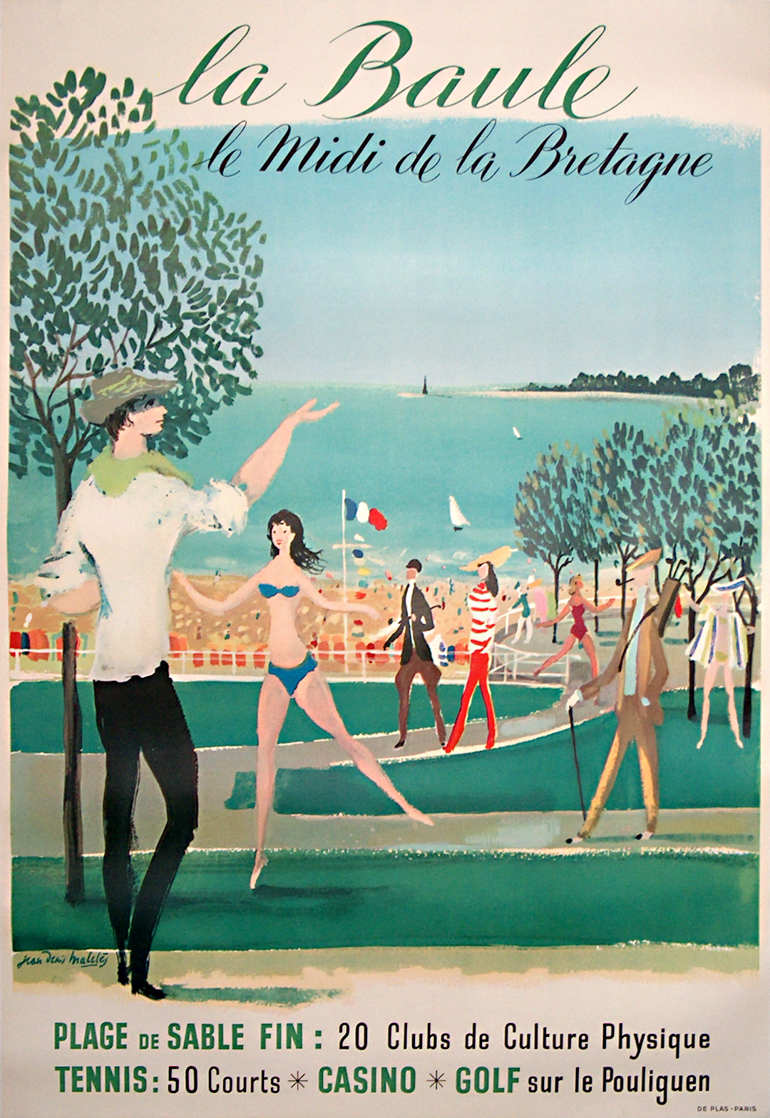 La Baule - le Midi de la Bretagne (1960s) - Original Vintage