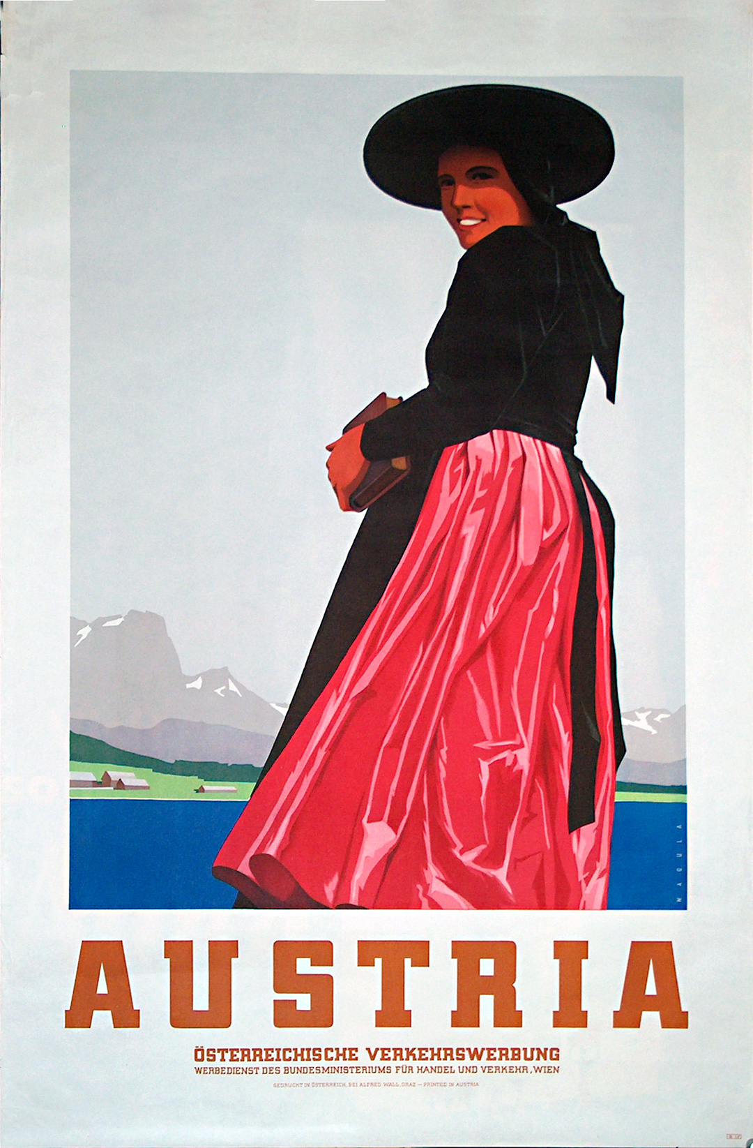 Original vintage poster: Austria for sale at posterteam.com