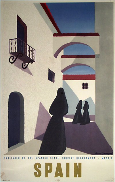 Spain original poster designed by Guy Georget