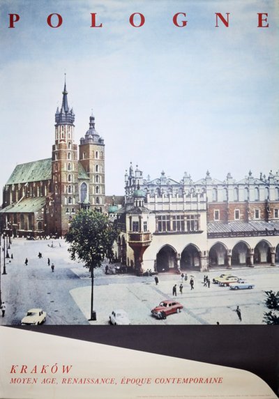 Kraków Poland - St Mary´s Basilica original poster 