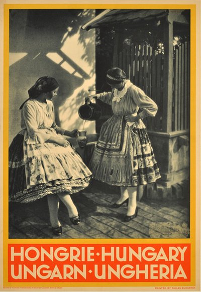 Hungary, Ungheria, Hongrie, Ungarn original poster 