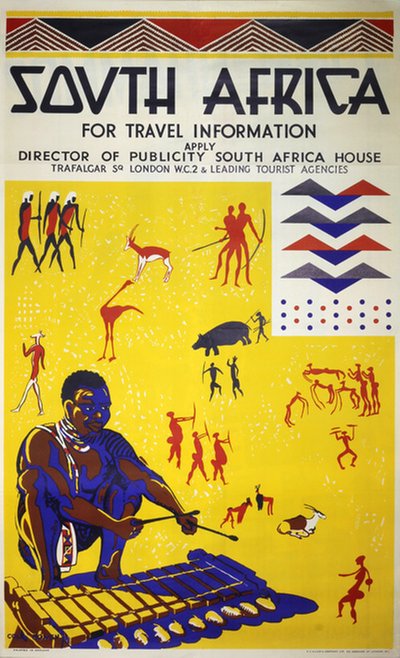 South Africa original poster designed by Cole Bowen