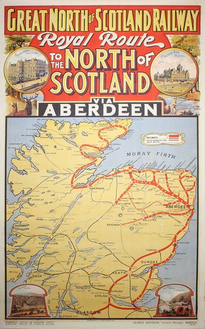 Great North of Scotland Railway original poster 