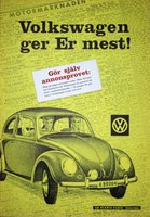 VW Volkswagen 1950s poster