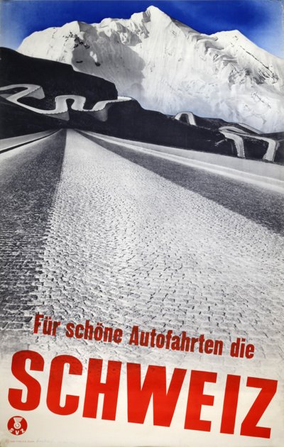 Schweiz - Herbert Matter original poster designed by Matter, Herbert (1907-1984)