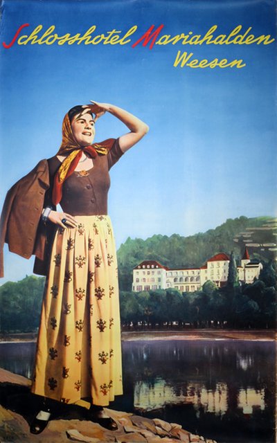 Schlosshotel Mariahalden Weesen original poster 